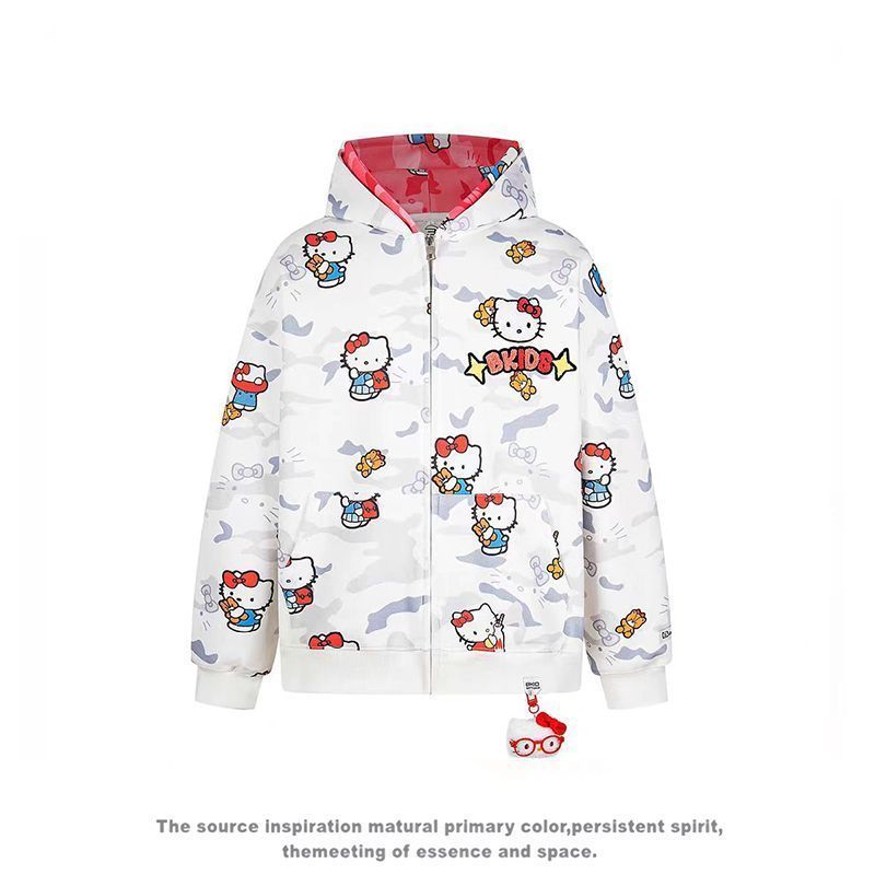 Ins New Hello Kitty Bapes Camo - Women'S Fashion Hoodie avis et prix