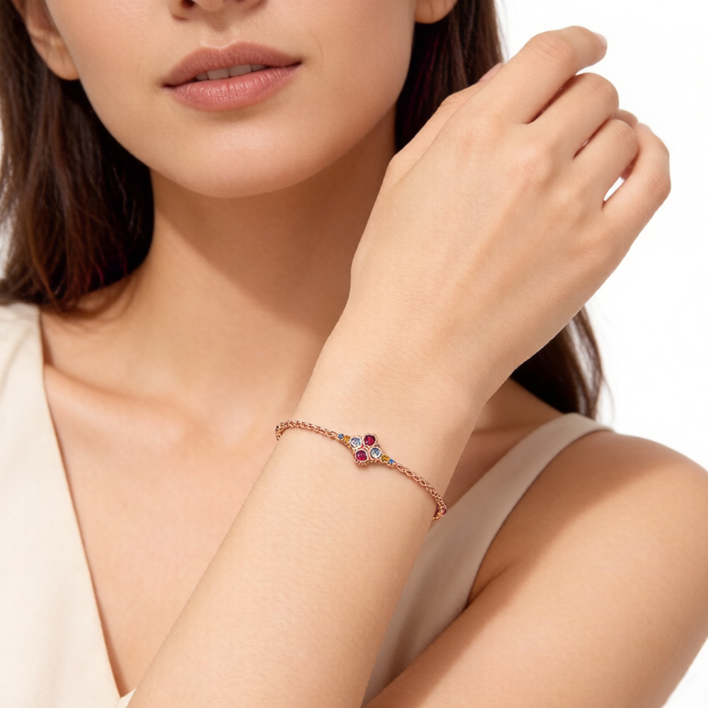 Royalty Rose Gold Plated Brace - Women'S Fashion Victorian avis et prix