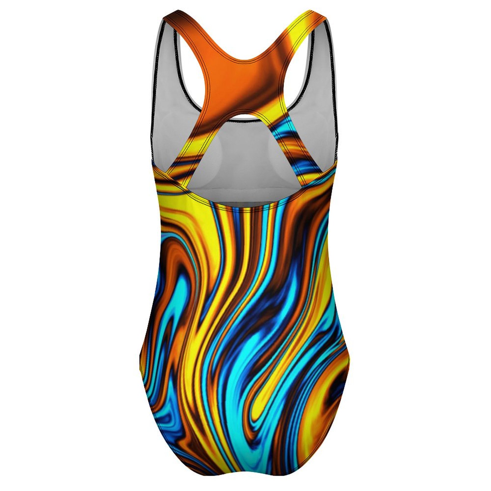 Golden Retro 60s Swimsuit Abst - Women'S Fashion Of The 60S avis et prix