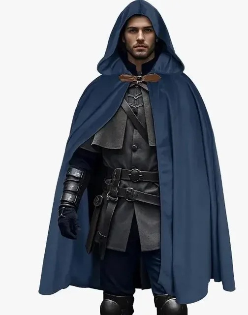 Men's Velvet Hooded Cloak Rena - Women'S Fashion Renaissance Period avis et prix