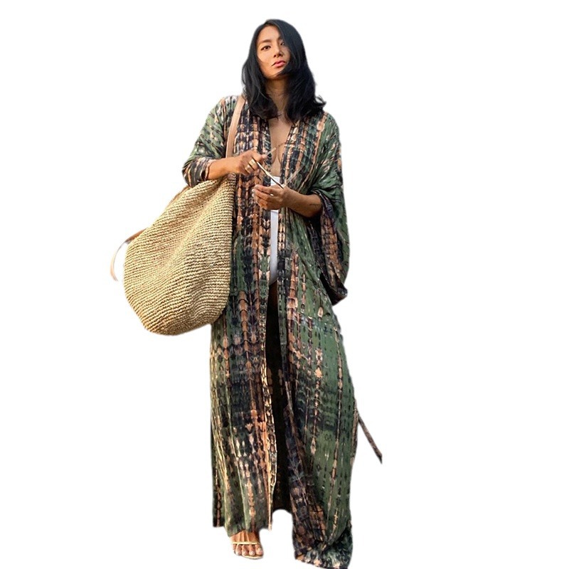 Beach Cover Ups Women Tie Dye  - Women'S Fashion Kimono avis et prix