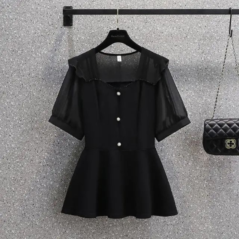 Women's Spring Autumn New Kore - Wrap Blouse Chiffon avis et prix