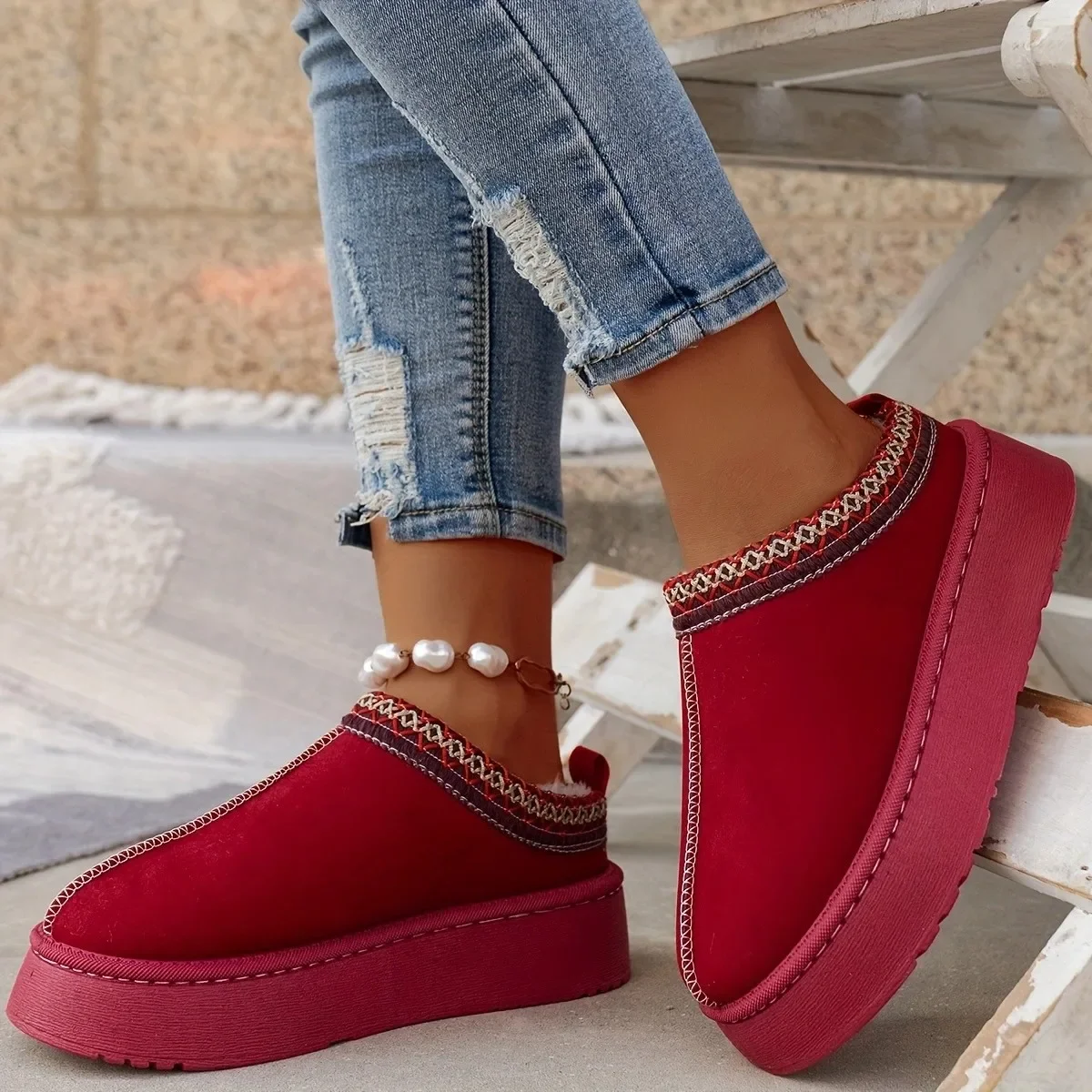 New Ankle Flats Platform Women - Women'S Fashion Ugg Boots avis et prix