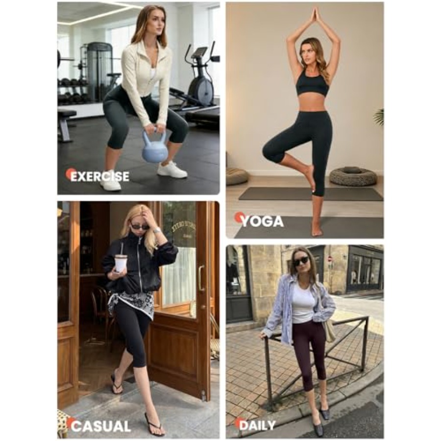 COPYLEAF Capri Leggings for Wo - High Waist Leggings avis et prix