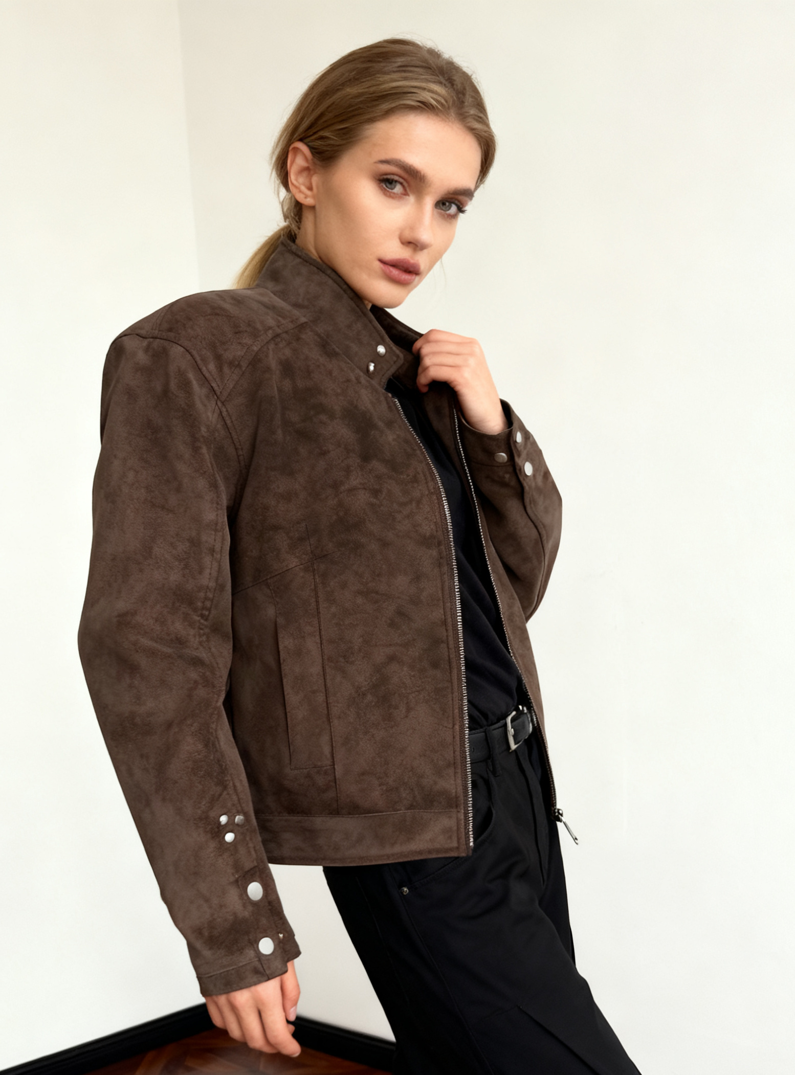 Biker Jackets Womens Jacket El - Women'S Fashion Utility Jacket avis et prix